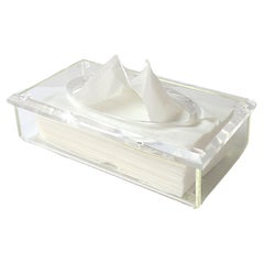 Porte-boîte à mouchoirs en lucite