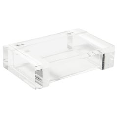 Lucite, Transparent Box, Italy, c. 1980