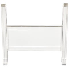 Lucite Two Postmodern Full-Sized and Queen-Sized Headboard, circa 1980s