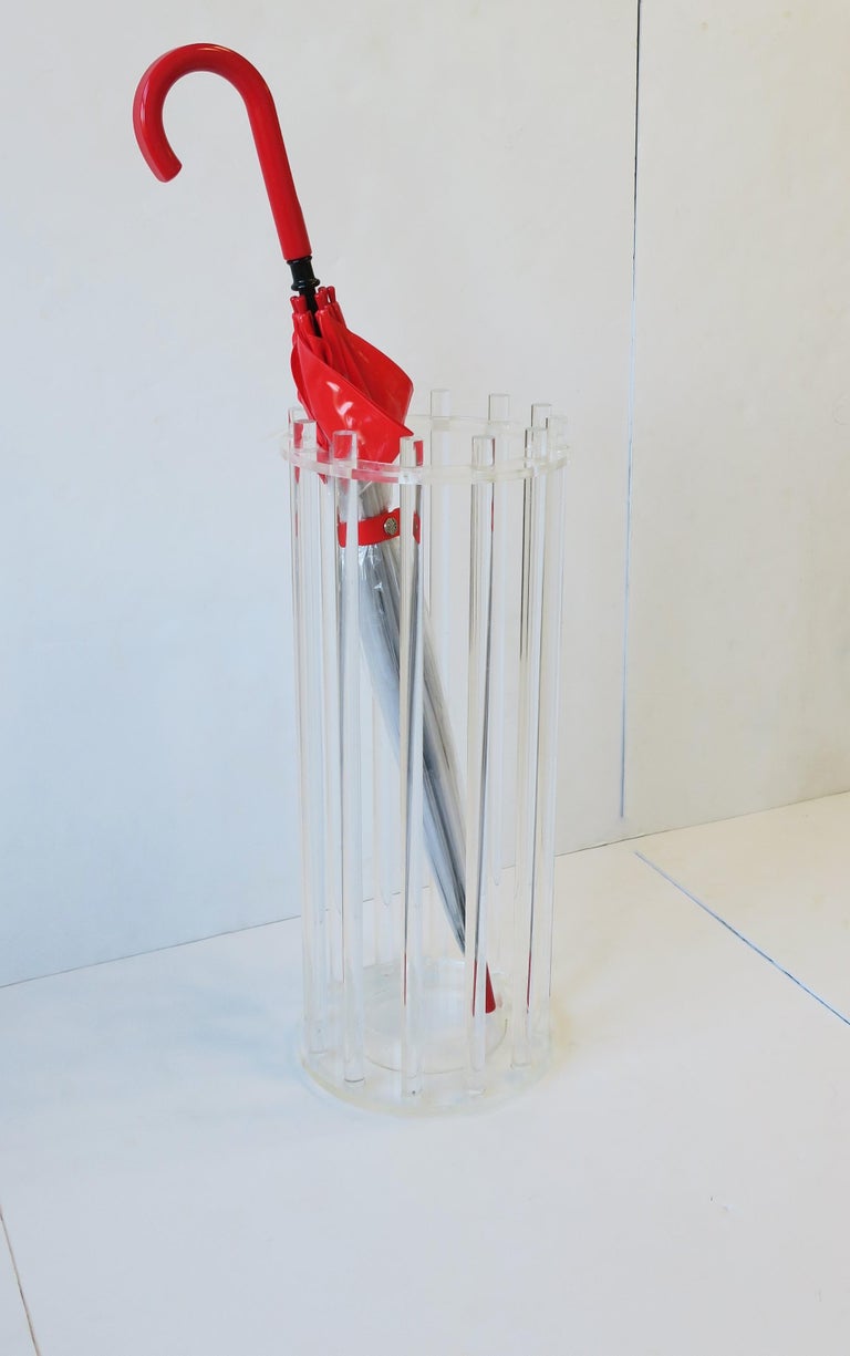 Lucite Umbrella Stand Holder For Sale at 1stDibs lucite umbrella stand