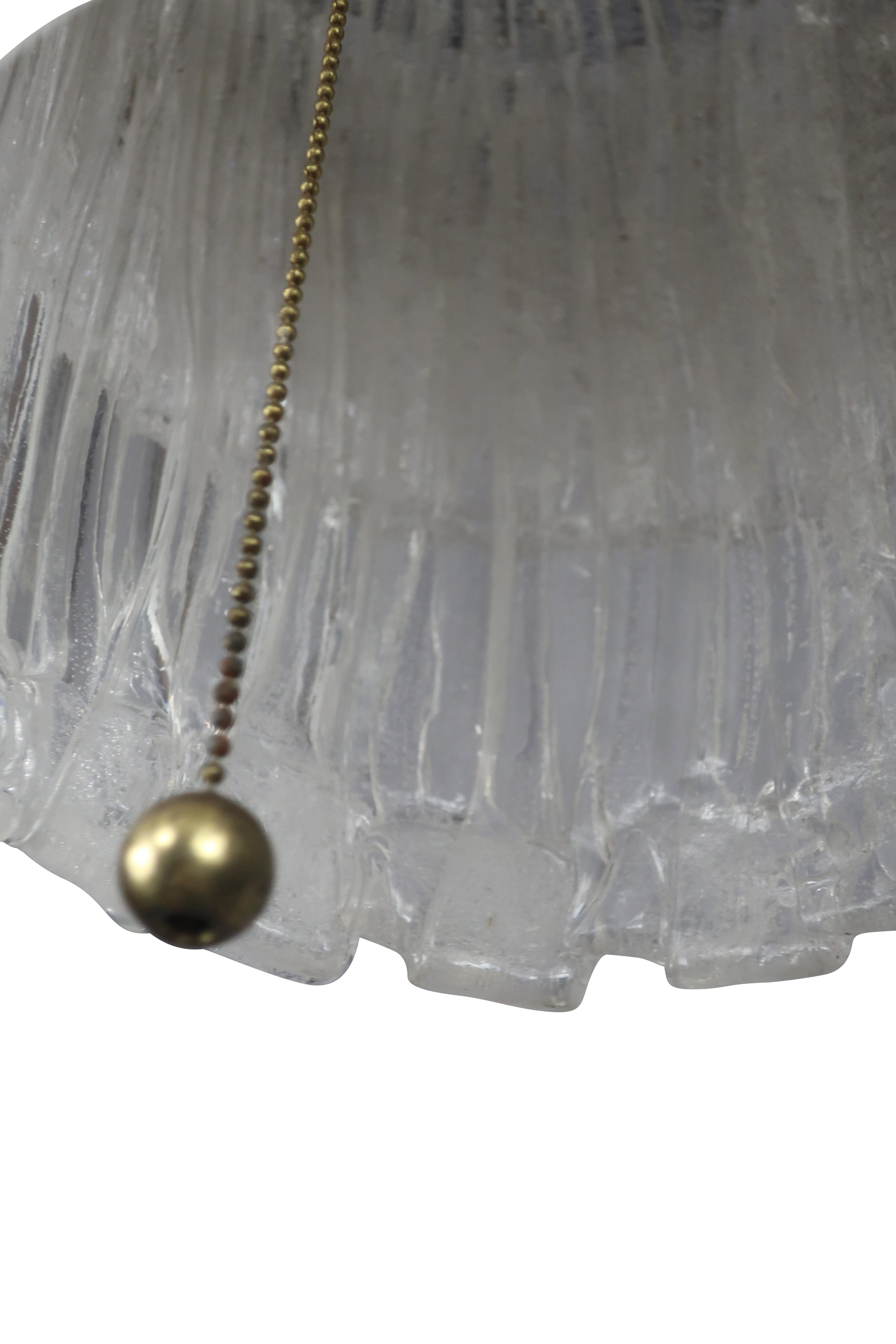 20th Century Lucite Vintage Hanging Pendant Lights For Sale