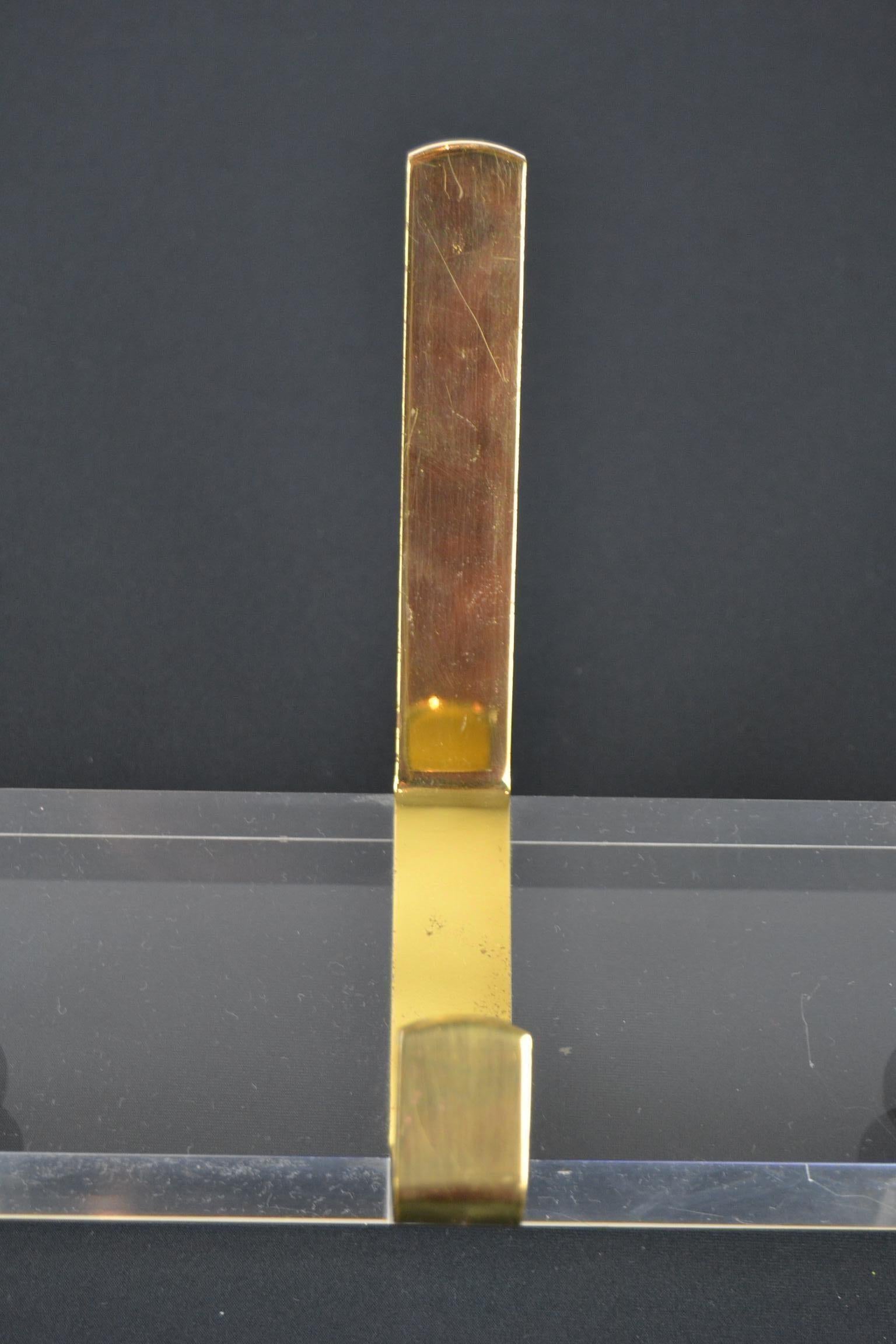 Lucite Wall Coat Rack, 1970s, Italy For Sale 4