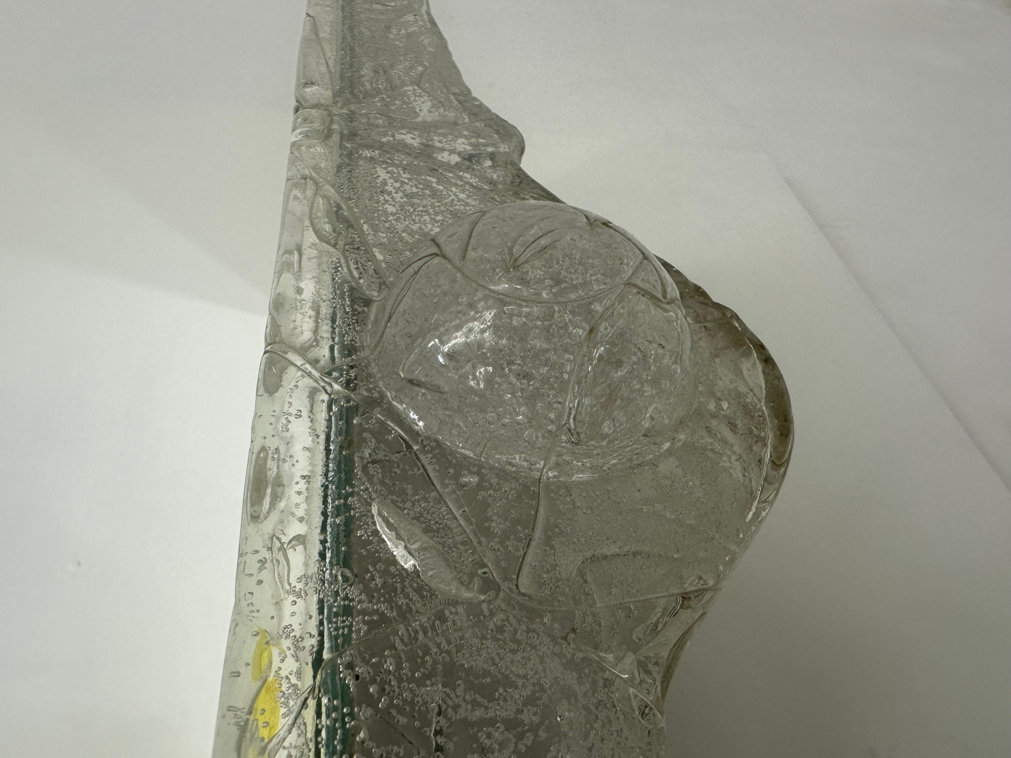 Consolle da parete in lucite con specchio , anni '70 In condizioni buone in vendita a Delft, NL