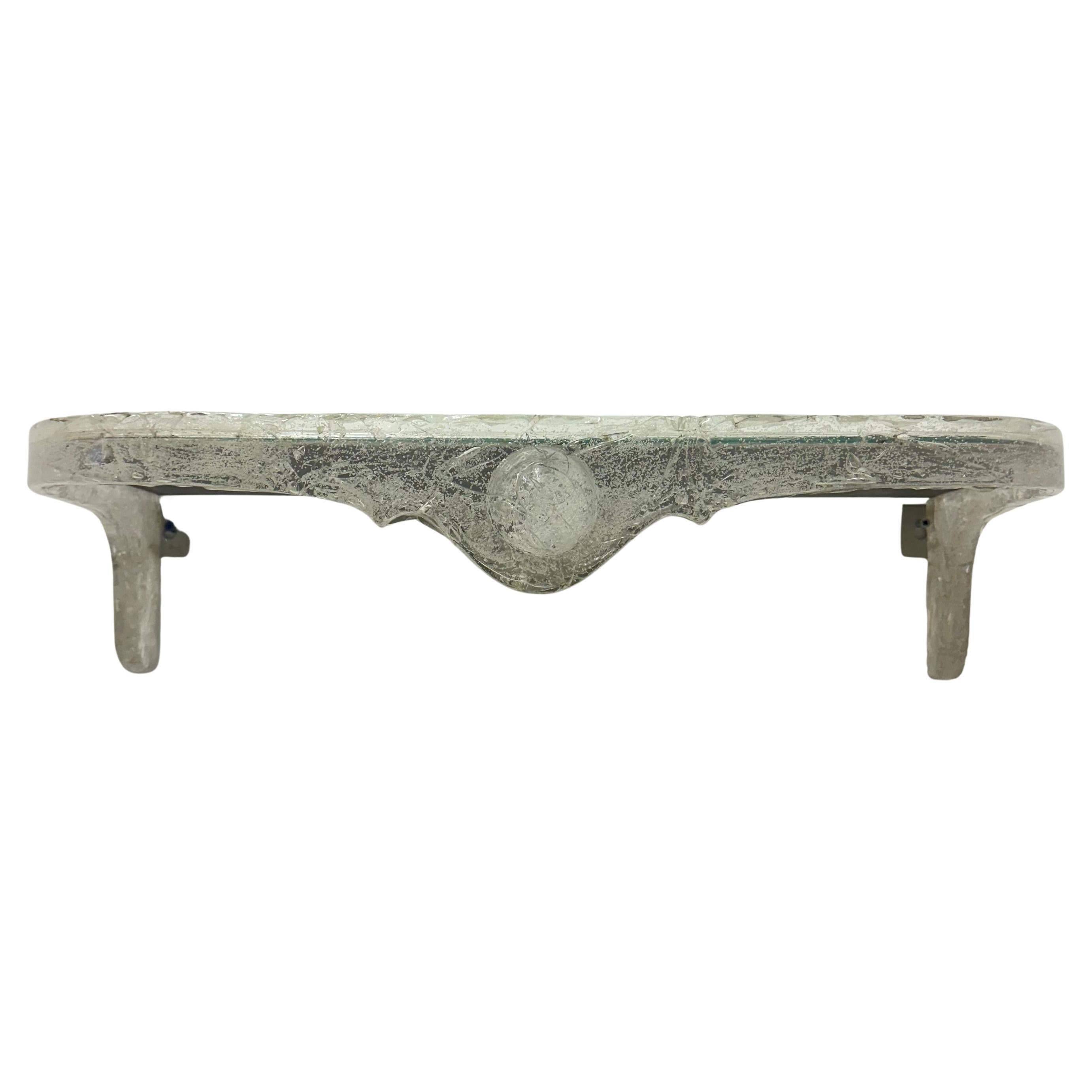 Consola de pared Lucite con espejo , años 70