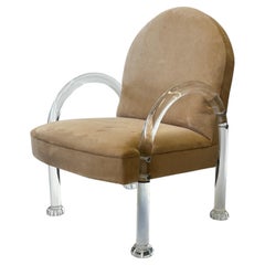 Chaise longue Lucite Waterfall de Pace