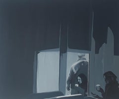 S.B - (figurativ, zeitgenössisches Öl auf Leinwand, Öl auf Leinwand, zeitgenössische Kunst