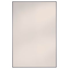 Lucka Bronze Black Rectangle Mirror with Black Metal Frame by Deknudt Mirrors