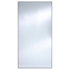 Espejo «Lucka Clear Black XXL» con marco de metal negro, de Deknudt Mirrors