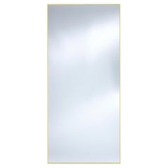 Espejo Lucka Clear Gold XL con marco metálico de Deknudt Mirrors