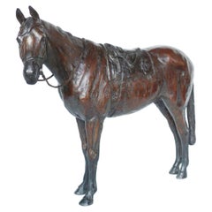 "Lucky 6" a Contemporary Bronze Sculpture of a Racehorse by Jenna Gearing