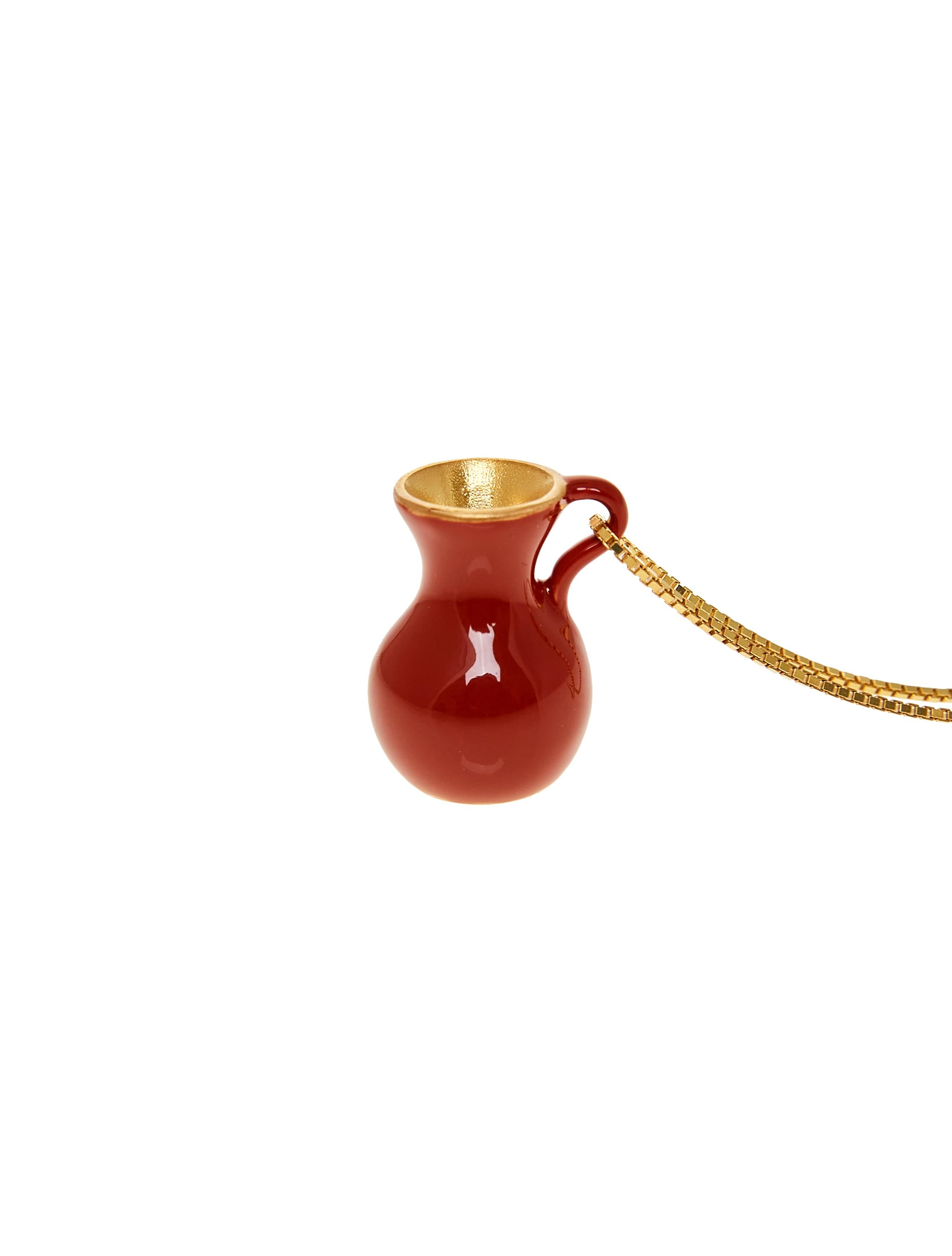 The Maggoosh lucky charm for 2021. A miniature vase for tiny flowers to keep you feeling fresh,warm and connected to nature and our Mother Earth during these times.

Hand-crafted by local skilled Greek craftsmen.

This piece belongs to the Glow