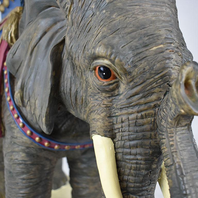 circus elephant stand
