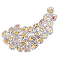 Lucky Fish Shaped 2,73 Karat natürlicher Fancy Color Diamant RIng 18K Designer