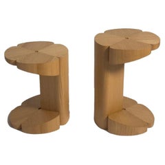 Tavolino da salotto "LUCKY" in impiallacciato Oak