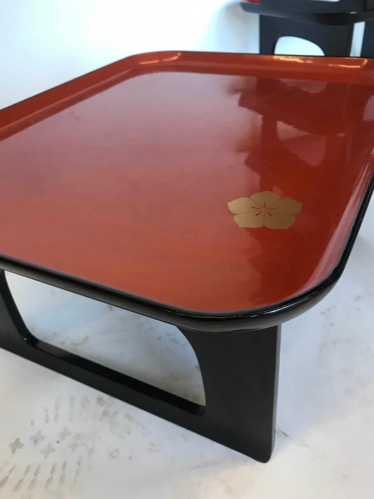 Japanese Lucky Place Lacquered Trays