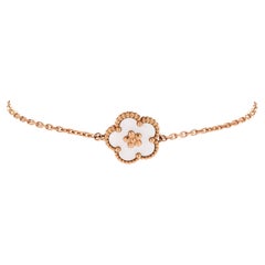 Lucky Spring Plum Blossom Bracelet 18K Rose Gold and Mother of Pearl