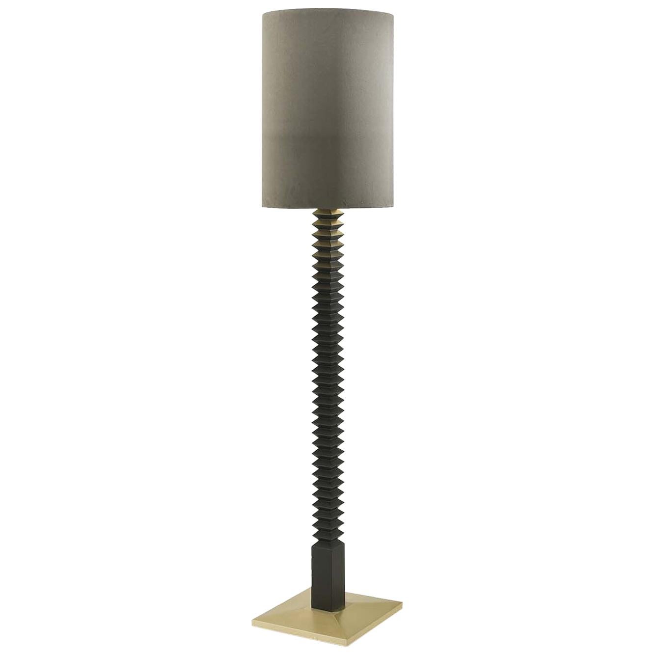 Lampadaire gris Lucky Star