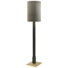 Lampada da terra Lucky Star grigia