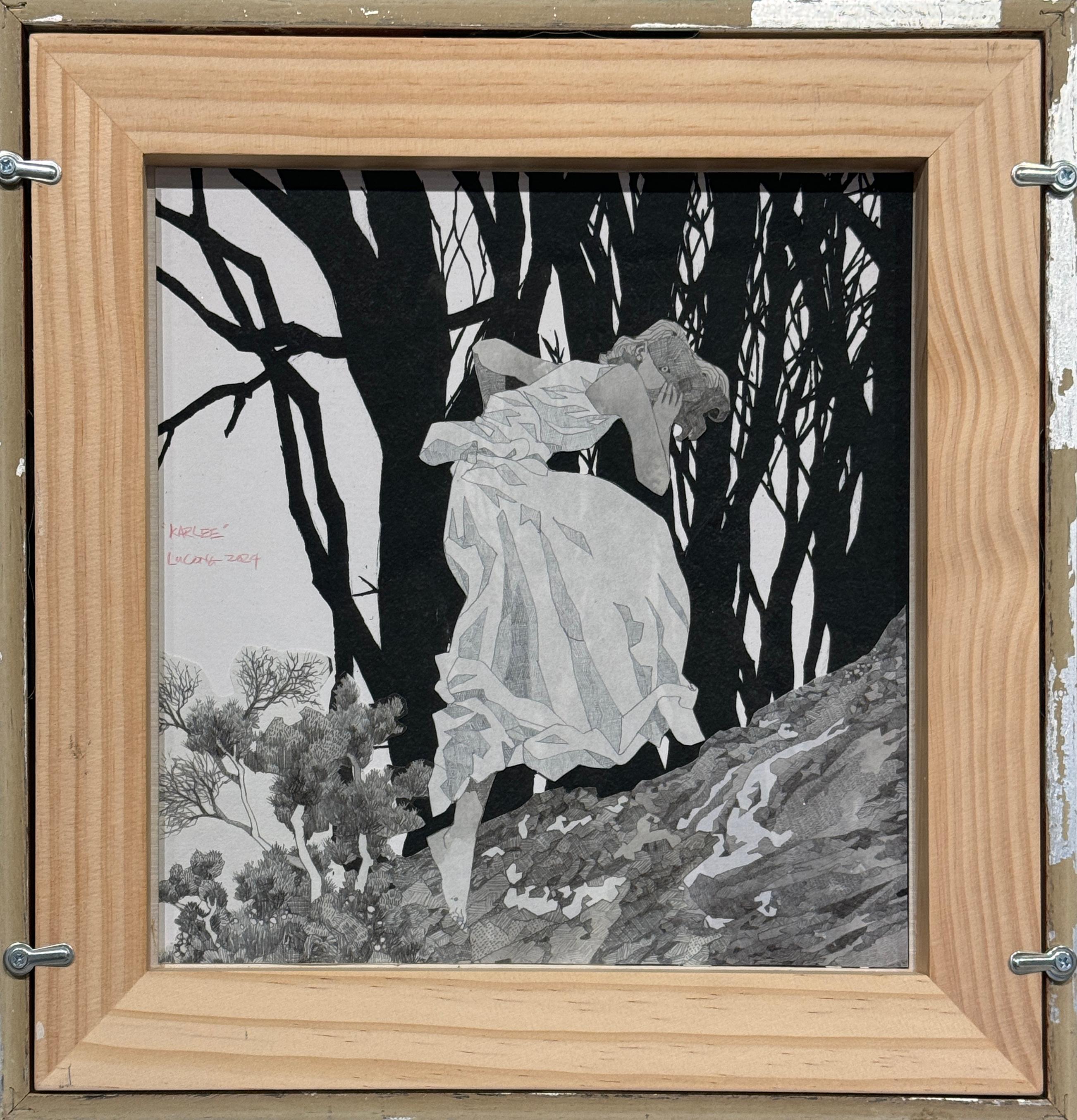 KARLEE - Retrato / Realismo / Figurativo - Painting Contemporáneo de Lucong