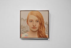 SELINA #1, Contemporary Portrait Painting, Figurative, Red Hair, Model, Ginger