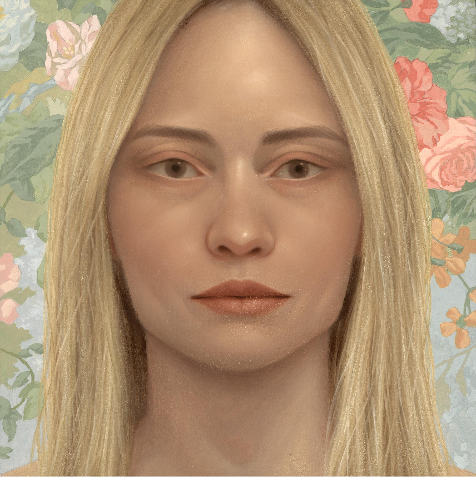 Lucong Portrait Painting - STUDY OF REBEKAH - Contemporary Hyper-Realism / Female Portrait 