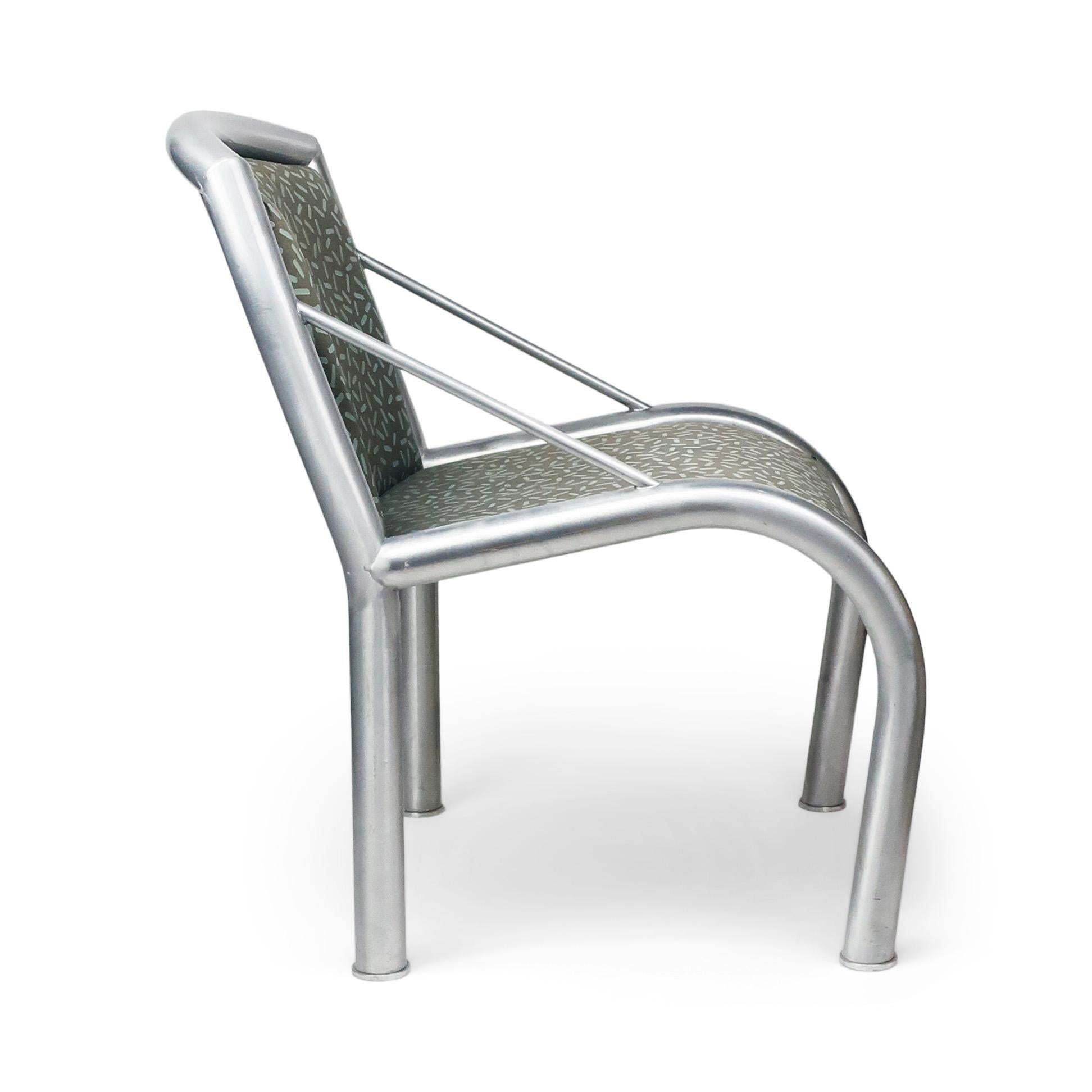 Lucrezia Armchair by Marco Zanini for Memphis Milano In Fair Condition For Sale In Brooklyn, NY