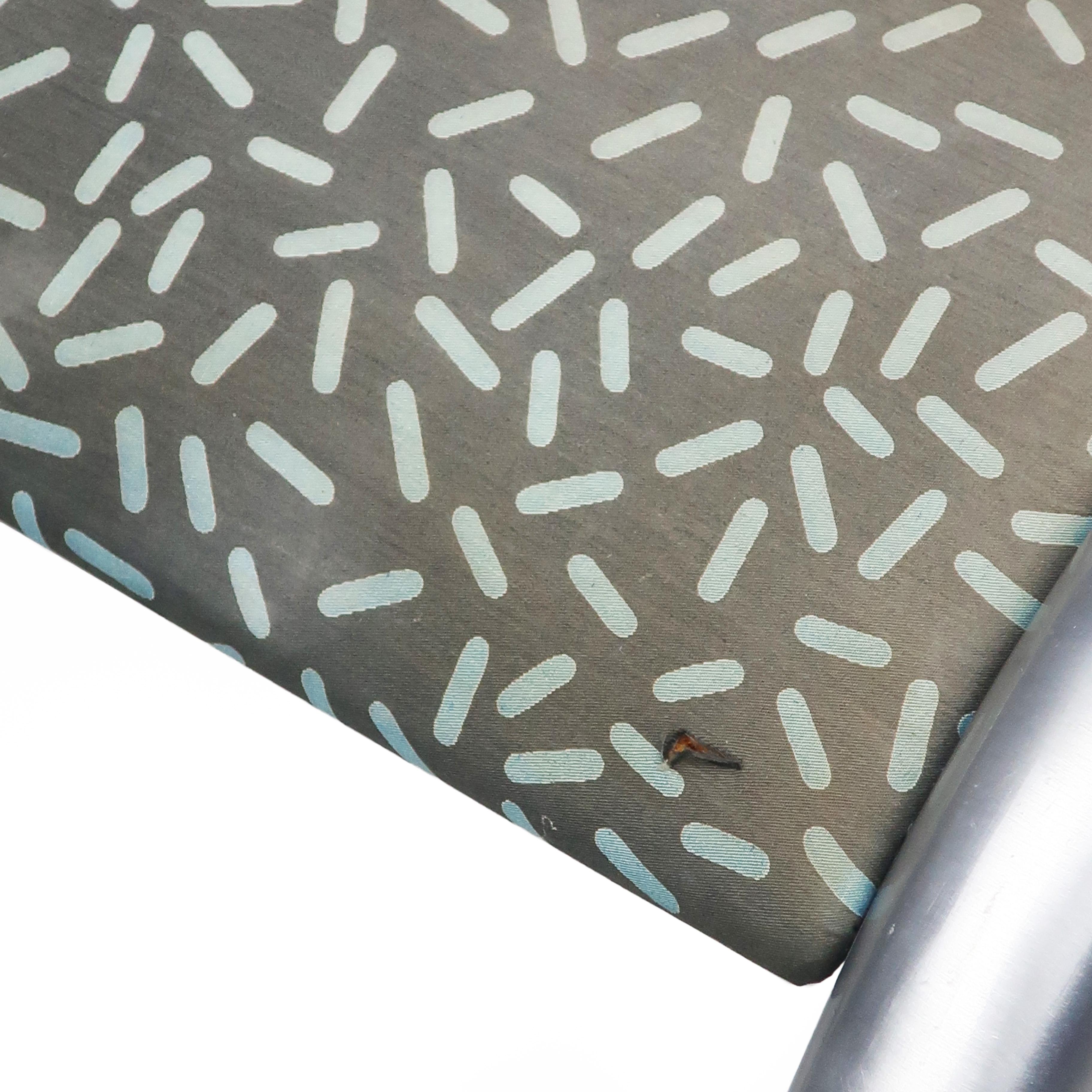 Aluminum Lucrezia Armchair by Marco Zanini for Memphis Milano For Sale