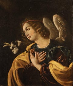 Annonce Angel Fetti Peinture 17ème siècle Huile sur toile Vieux maître Italie Art