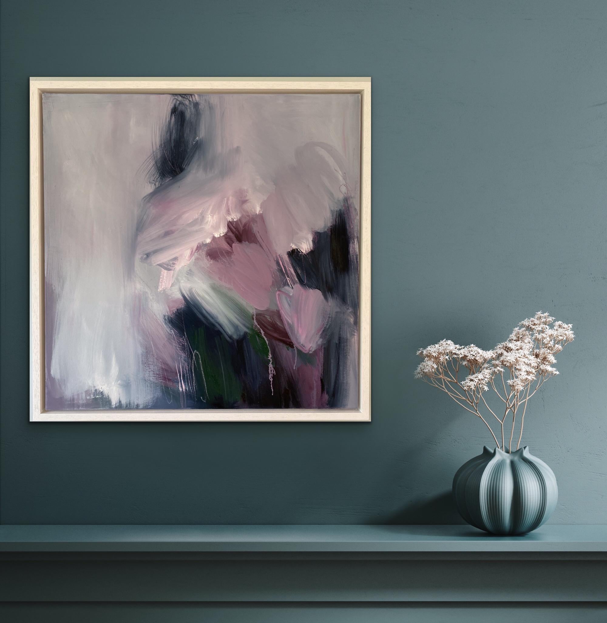 Spring Blossom 1 - Abstract Painting by Lucy Beale