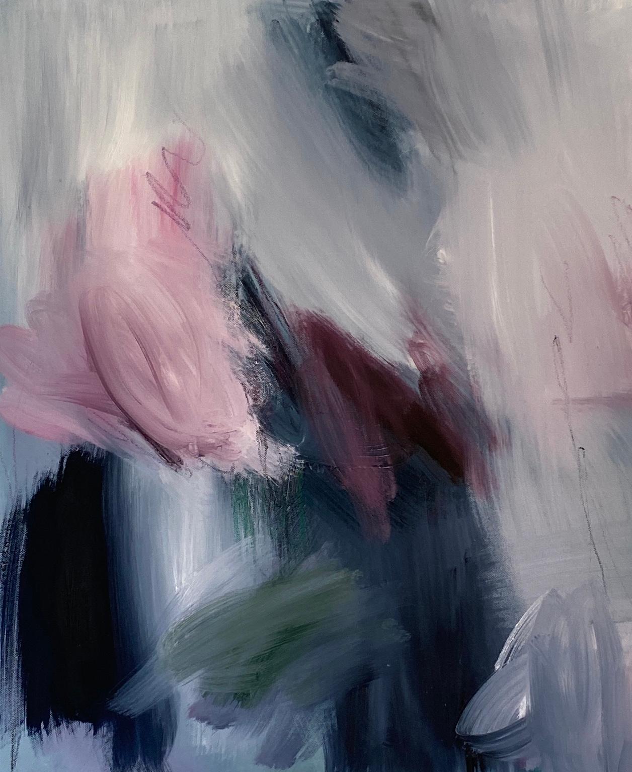 Fiore di primavera 2 - Painting Astratto di Lucy Beale