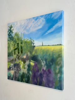 « Softplay IV » – Peinture de paysage à l'huile sur toile, réalisme contemporain