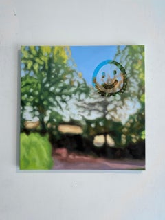 Woolgathering VIII, olio su tela originale, arte paesaggistica contemporanea