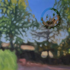 Woolgathering VIII, olio su tela originale, arte paesaggistica contemporanea