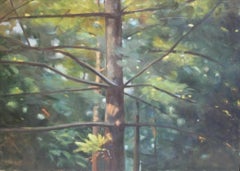 "Pine Forest, " Lucy Reitzfeld, Tree Landscape Realism