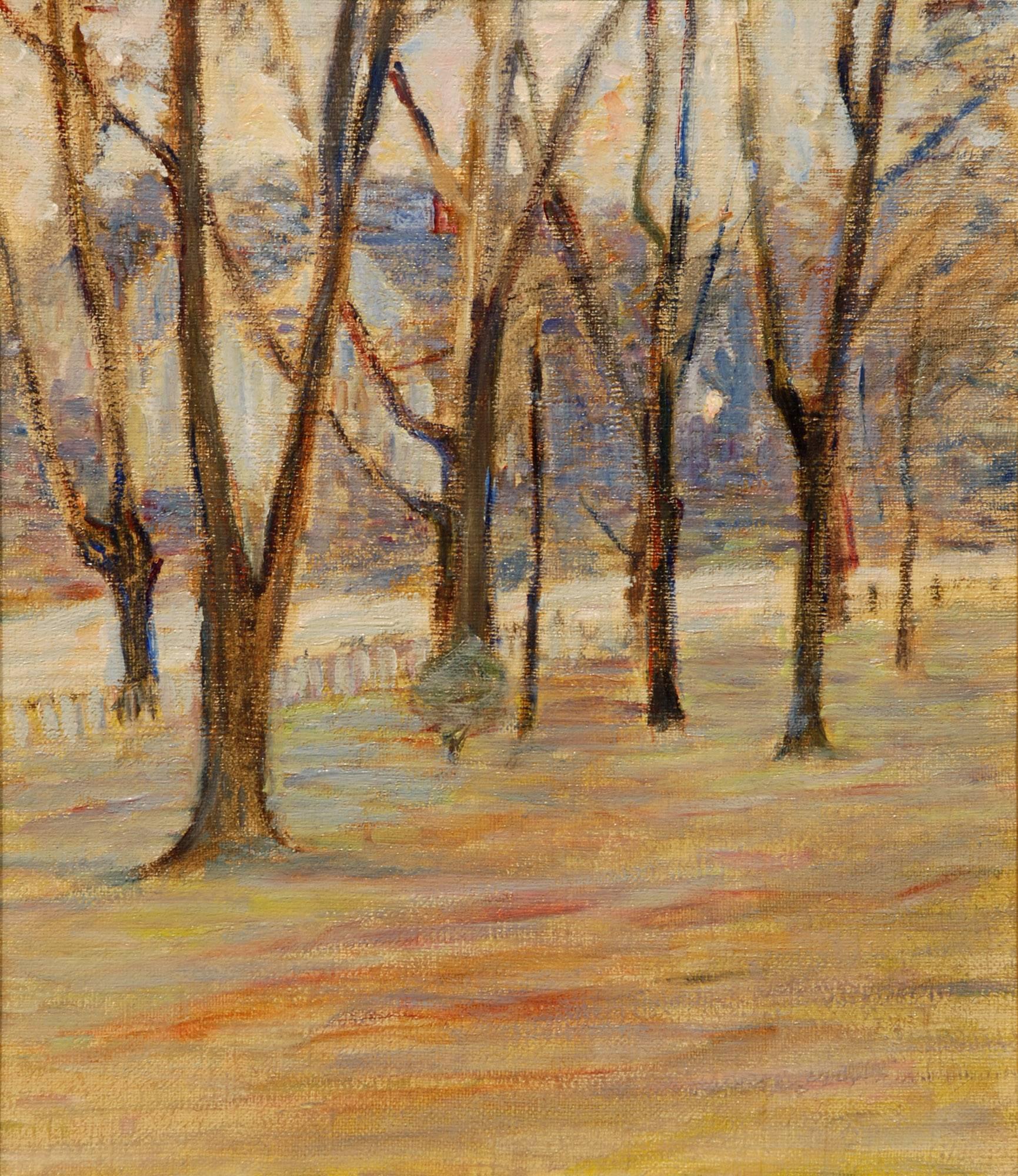 La peintre paysagiste impressionniste américaine Lucy Hariot Booth est née en 1869 dans l'Iowa et a étudié à l'Art Students League de New York sous la direction de Carroll Beckwith, Willard Metcalf, J. Alden Weir et John Henry Twachtman. Booth a