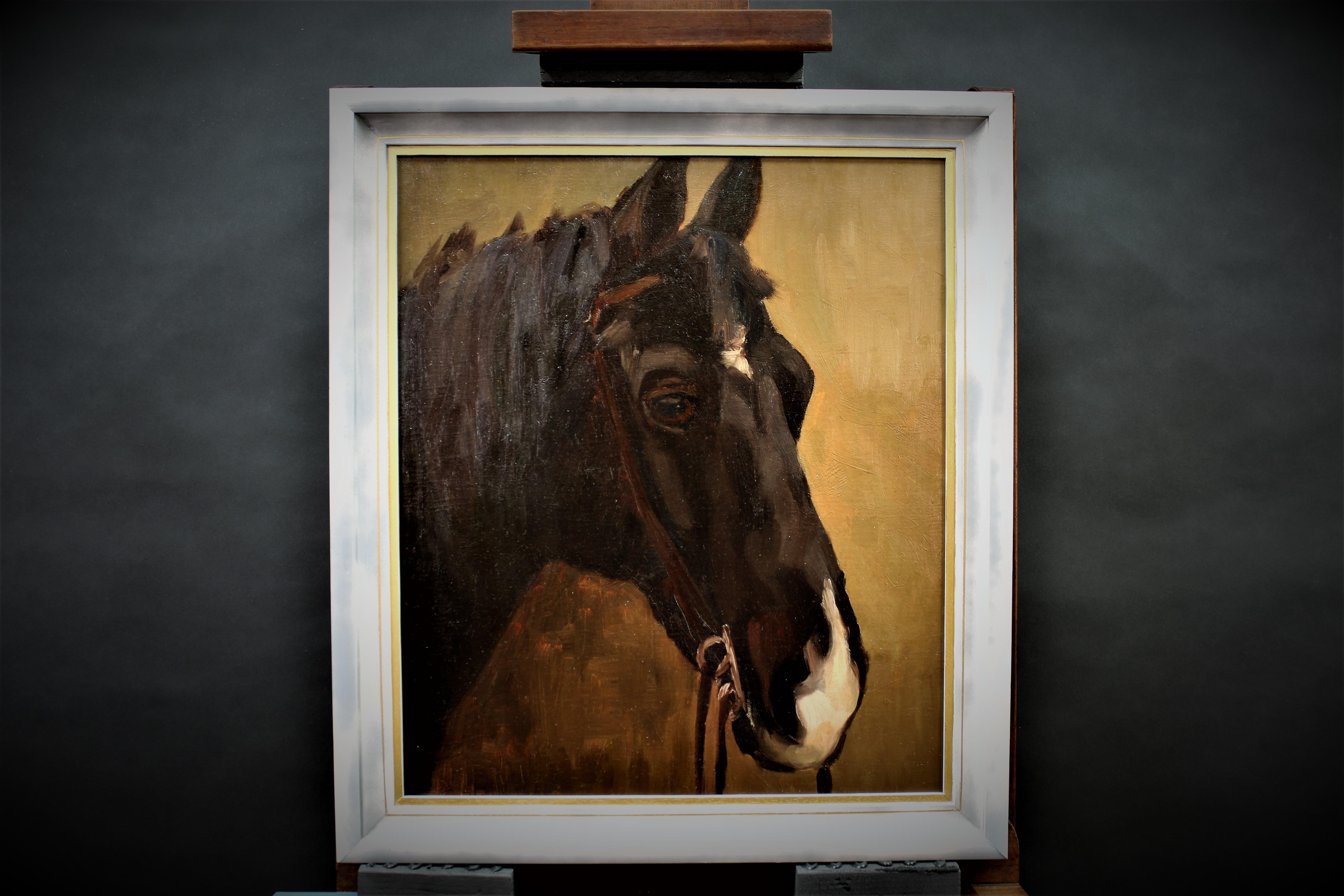 Caballo de trabajo - Painting de Lucy Kemp Welch