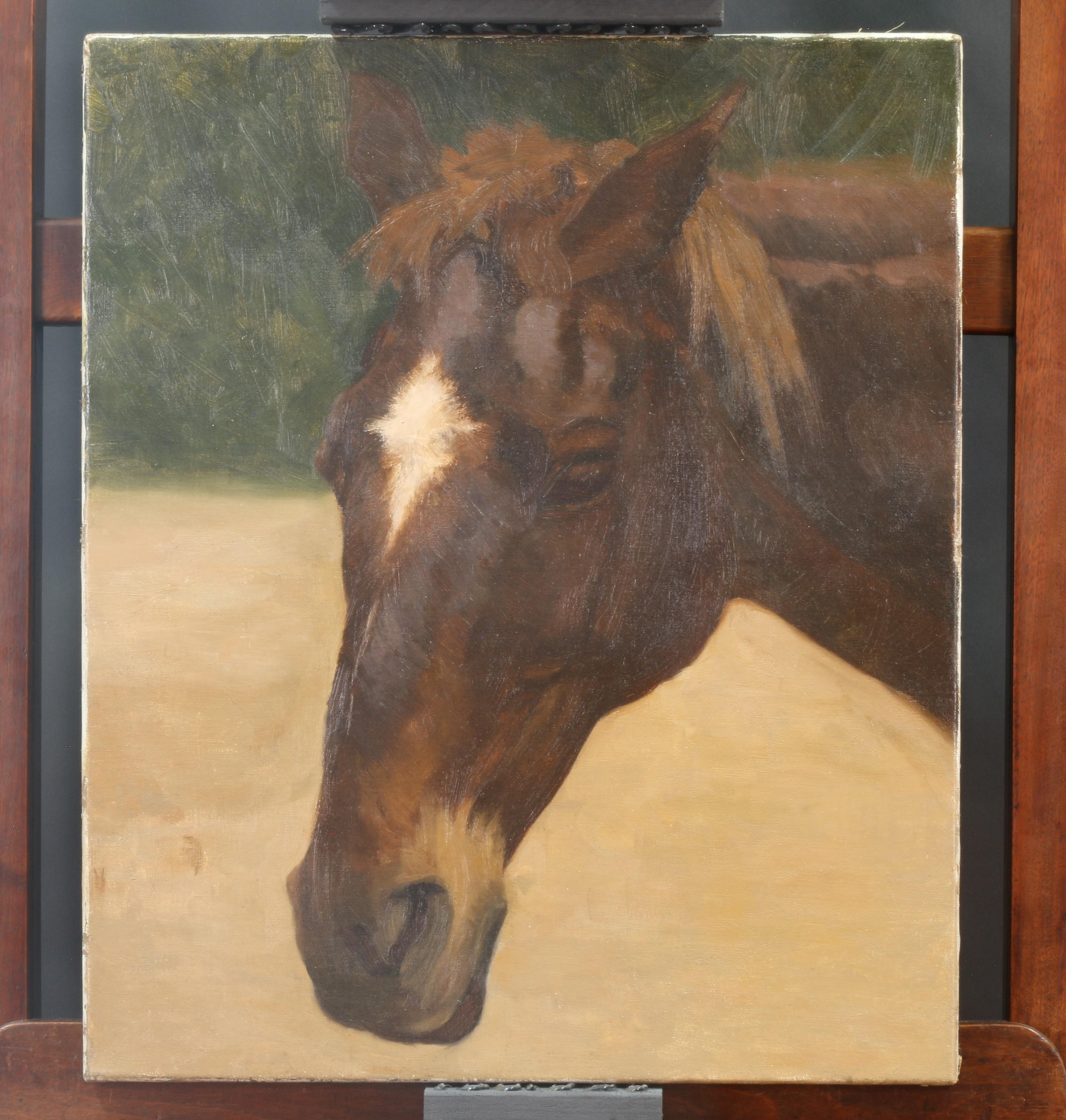 Working horse - Painting by Lucy Kemp Welch