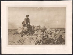 Lieutenant JRN Graham, World War I, military photogravure after Lucy Kemp-Welch