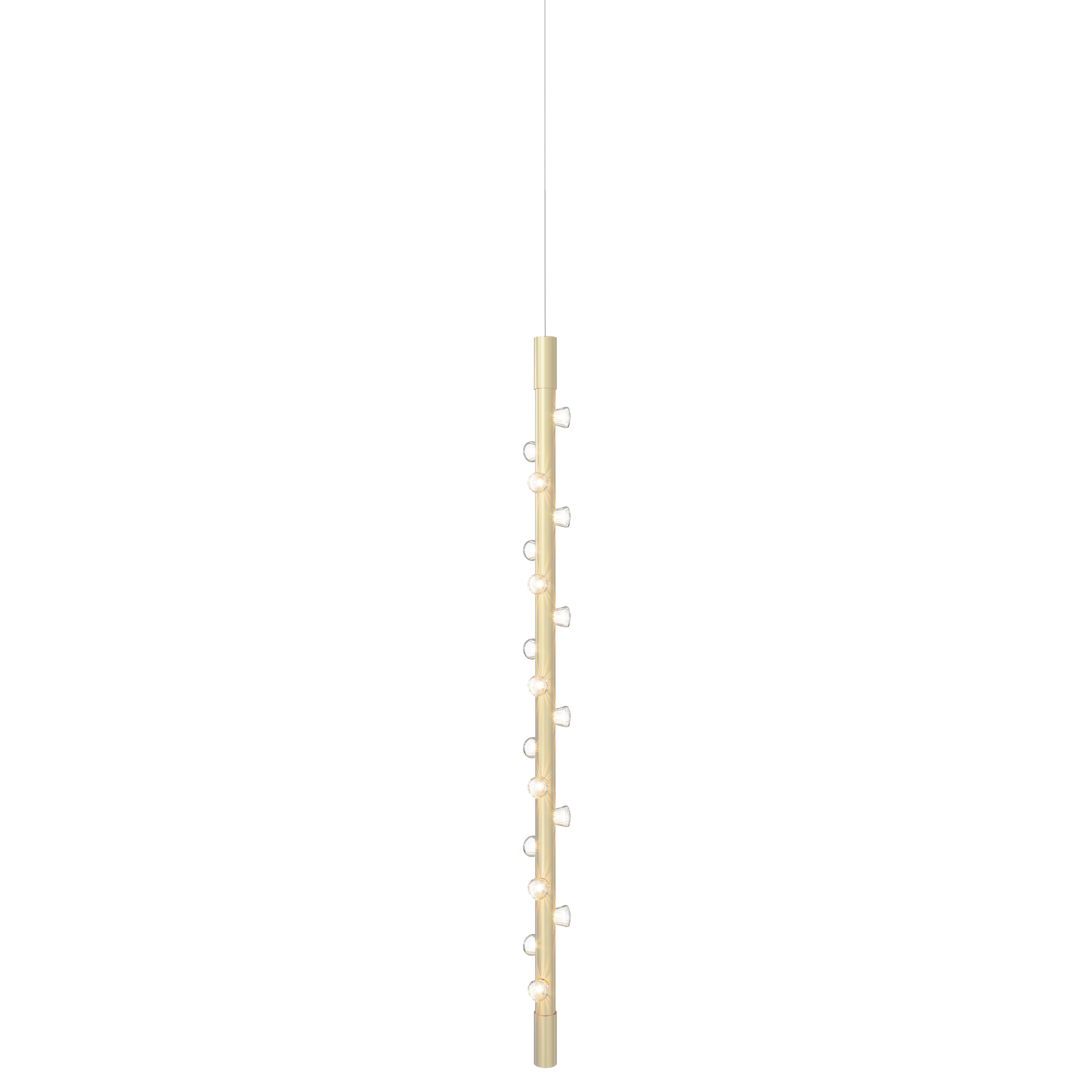 Lampada a sospensione contemporanea Lucy Medium Vertical Pink Aluminum di JSPR In condizioni Nuovo in vendita a Geneve, CH