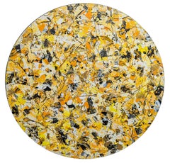 Abstract Synapses - Dance Of The Bumble Bee #7, Painting, Acrylic on Canvas
