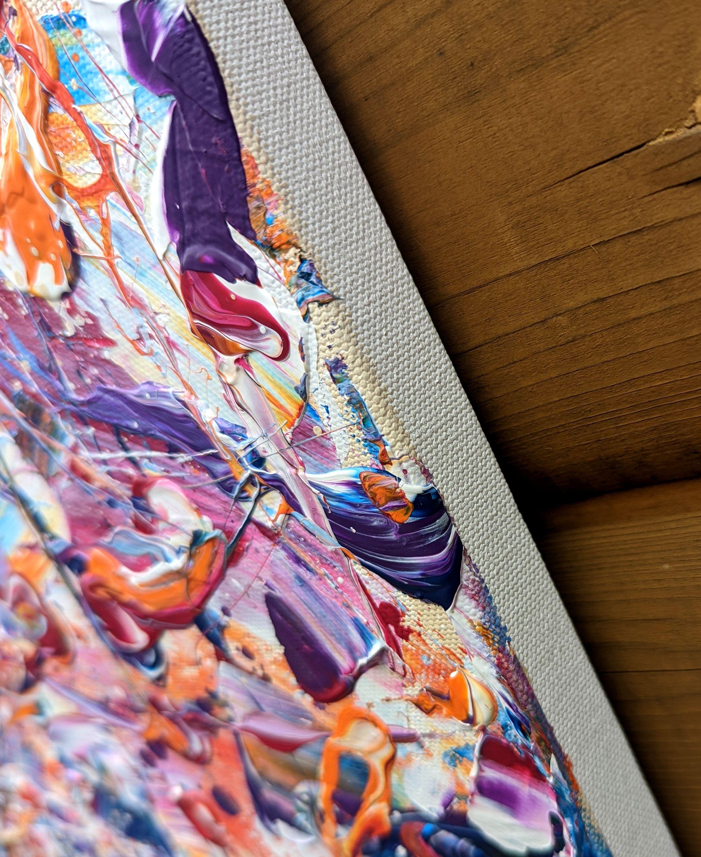 Abstract Synapses - Is It Just Me, Myself And I, Painting, Acrylic on Canvas For Sale 1