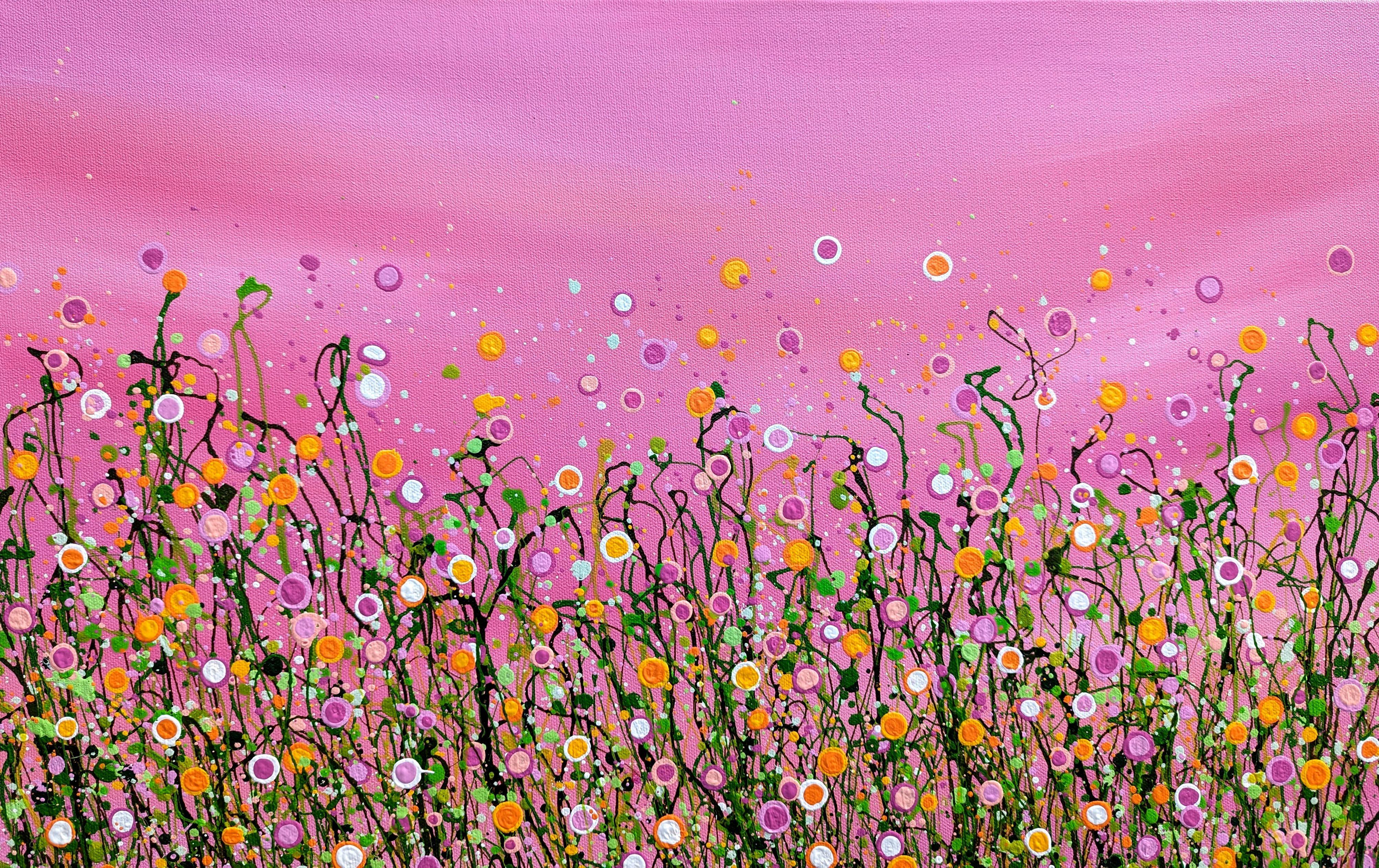 Prati di coriandoli #4, Pittura, Acrilico su tela - Painting di Lucy  Moore
