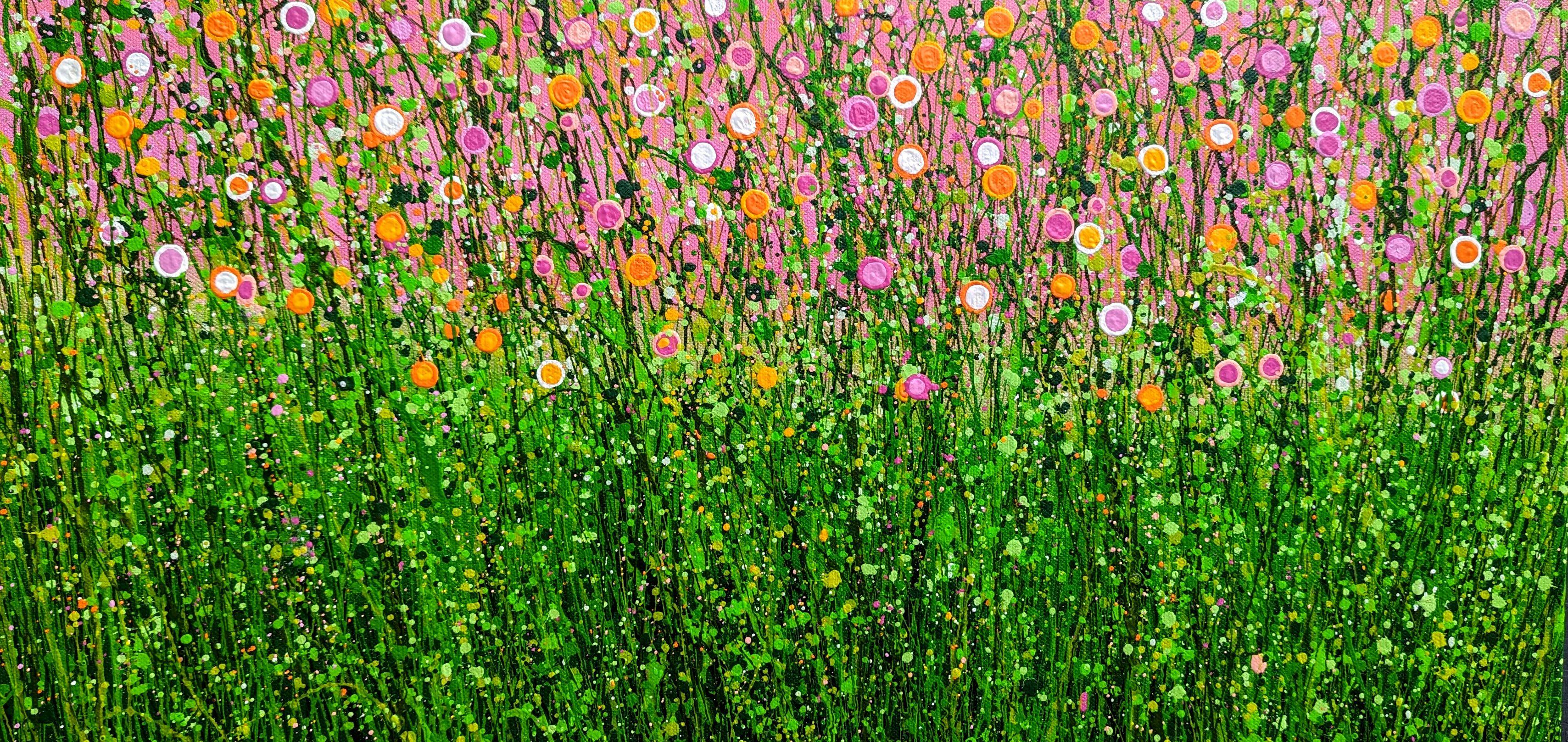 Prati di coriandoli #4, Pittura, Acrilico su tela - Painting Astratto di Lucy  Moore
