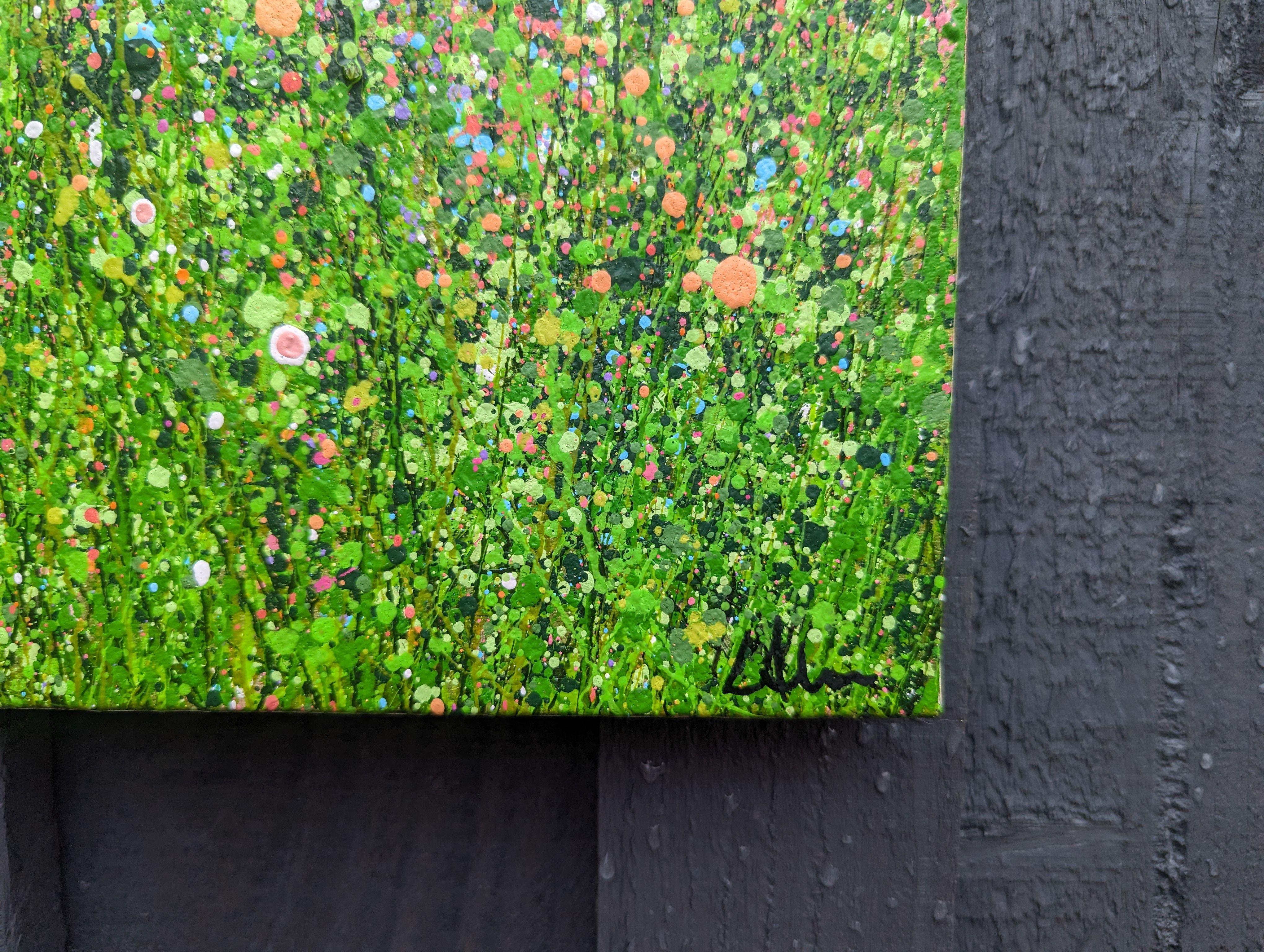 Flamingo Sky Meadows #5, Painting, Acrylic on Canvas For Sale 2