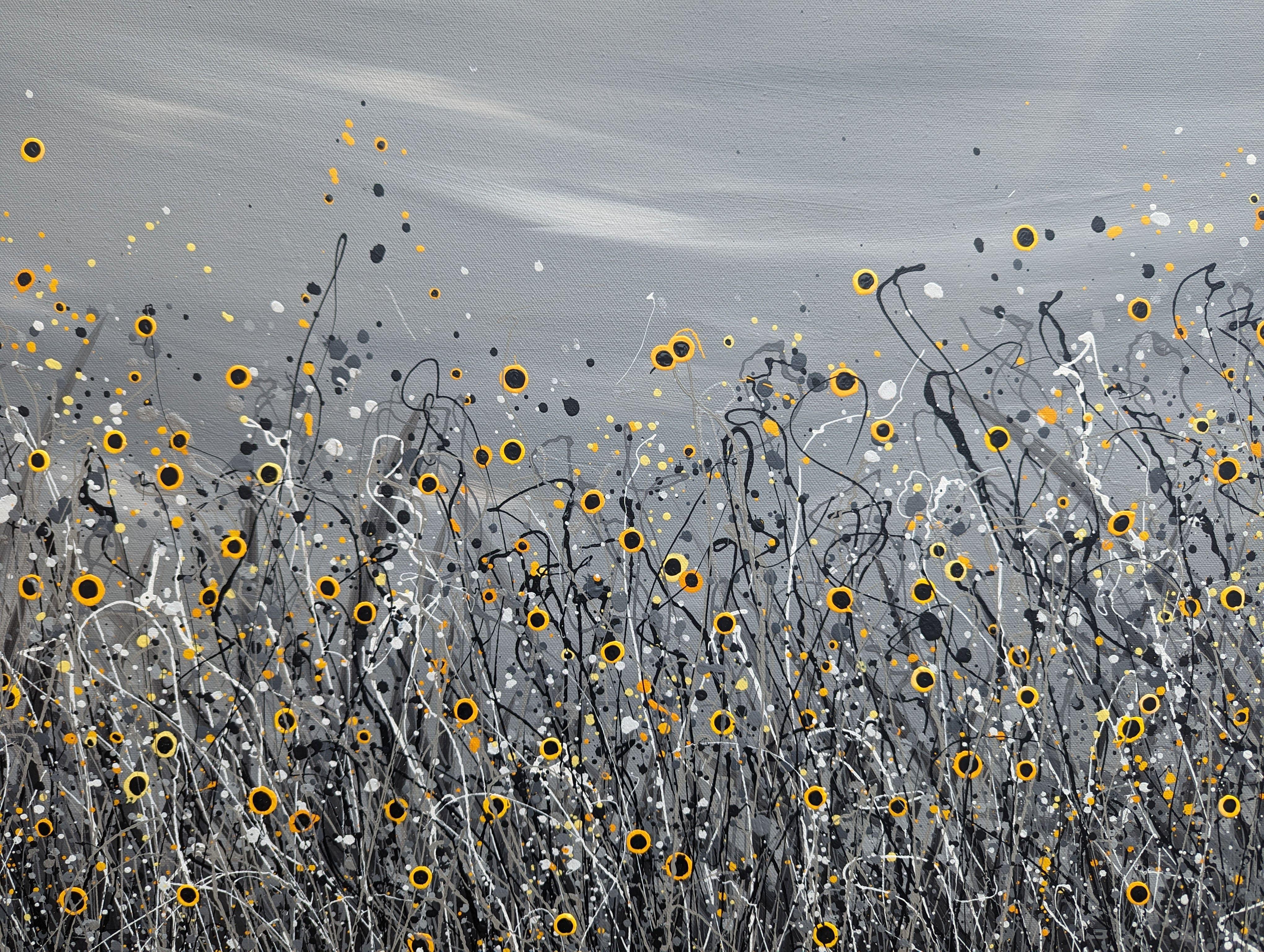 Let The Sun Shine n°5, peinture, acrylique sur toile - Abstrait Painting par Lucy  Moore