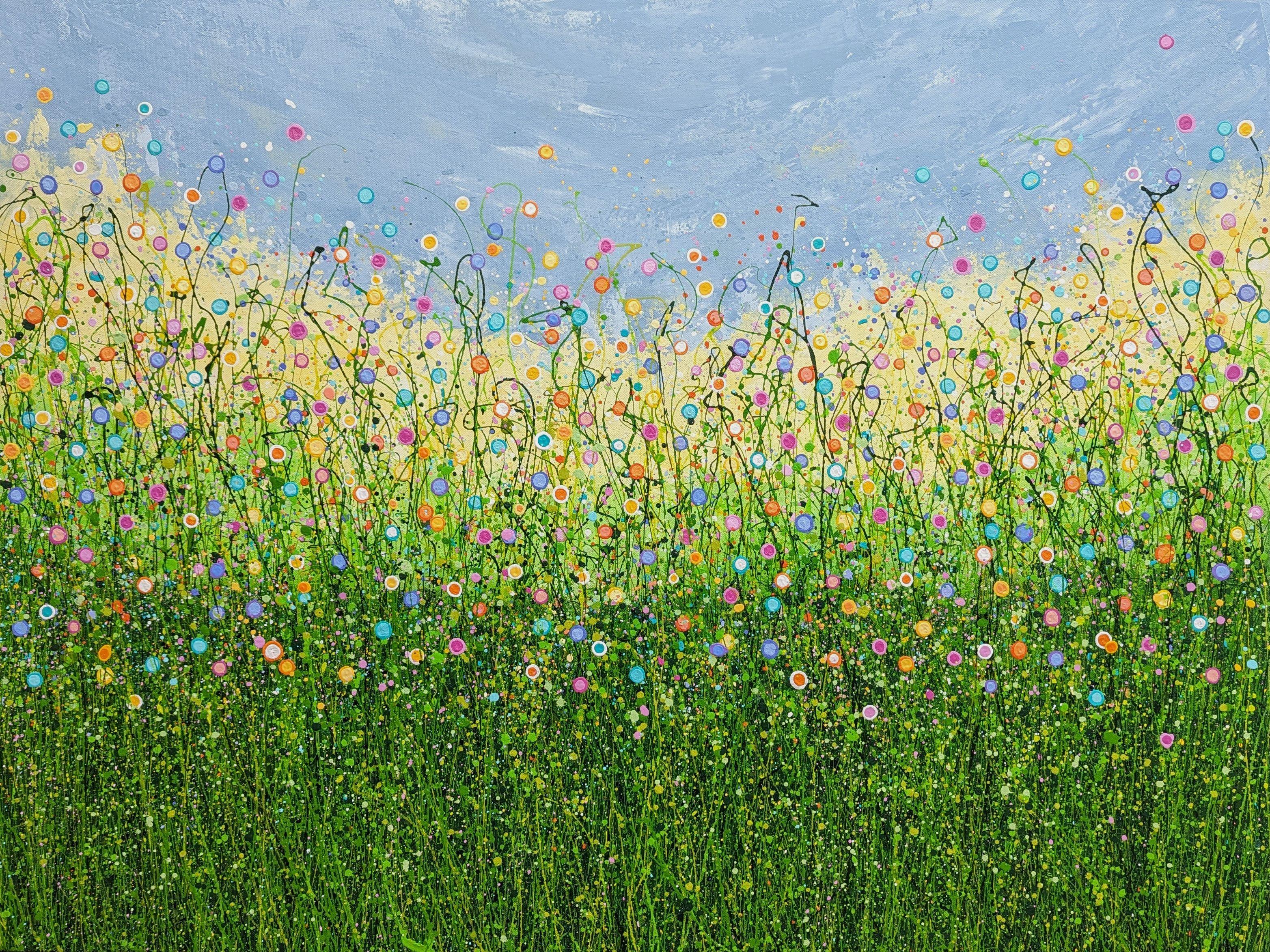 Un moment dans le temps n° 2, peinture, acrylique sur toile