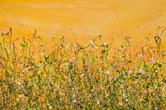 Tropical Crush Meadow n.º 9, pintura, acrílico sobre lienzo