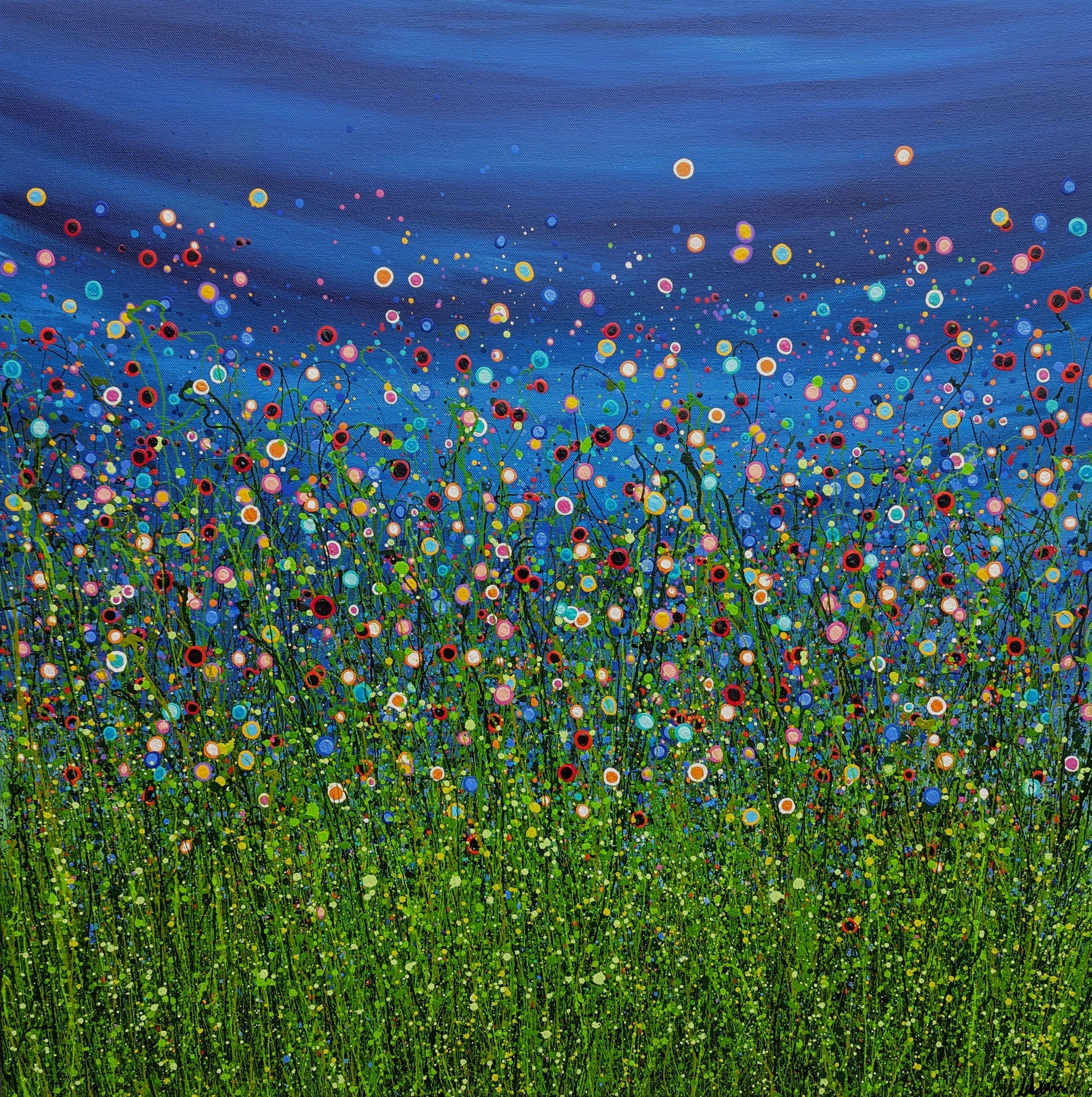 Twilight Meadows #2, Gemälde, Acryl auf Leinwand