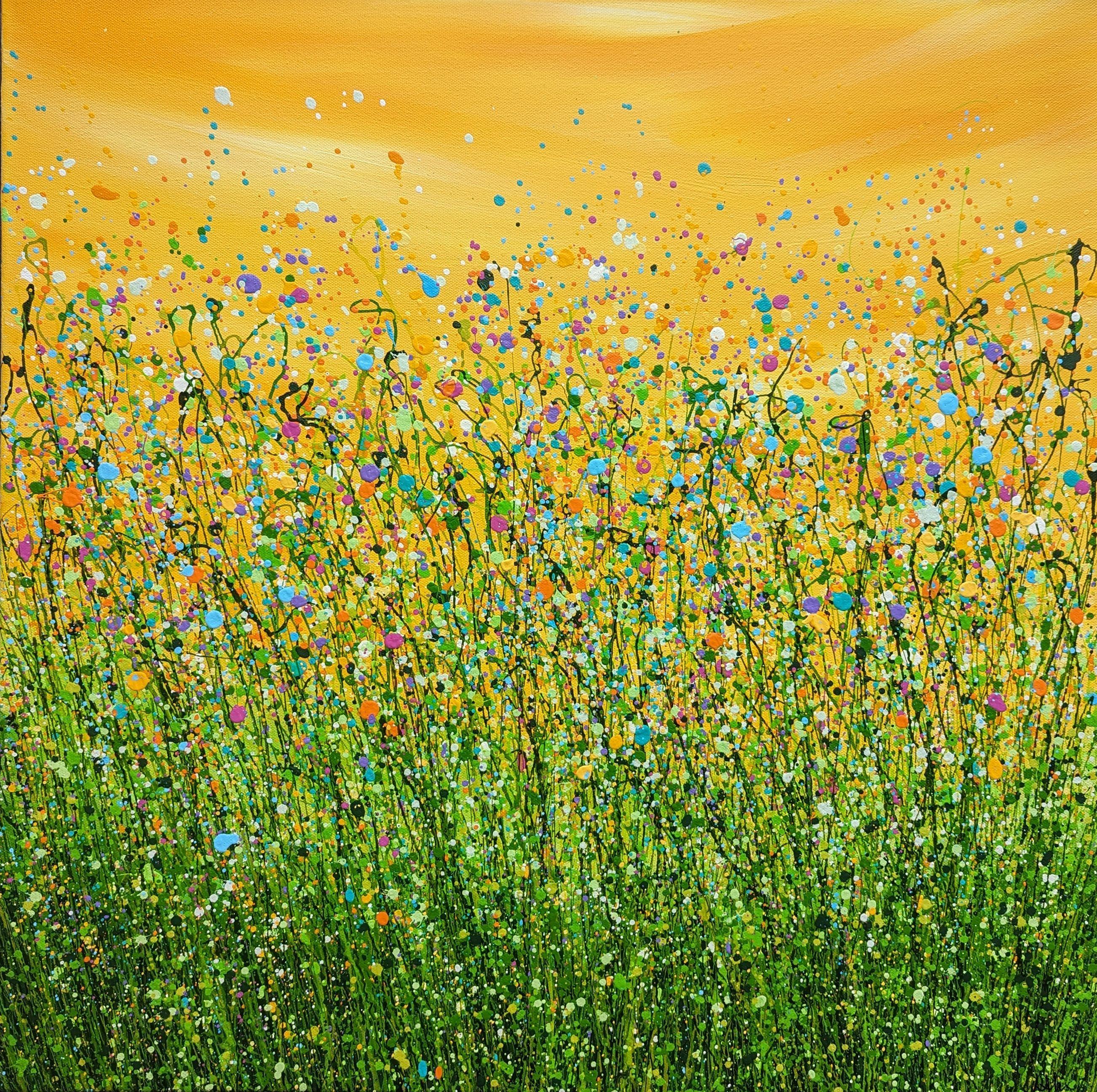 Abstract Painting di Lucy  Moore - Dove nascono i sogni #3, Pittura, Acrilico su tela