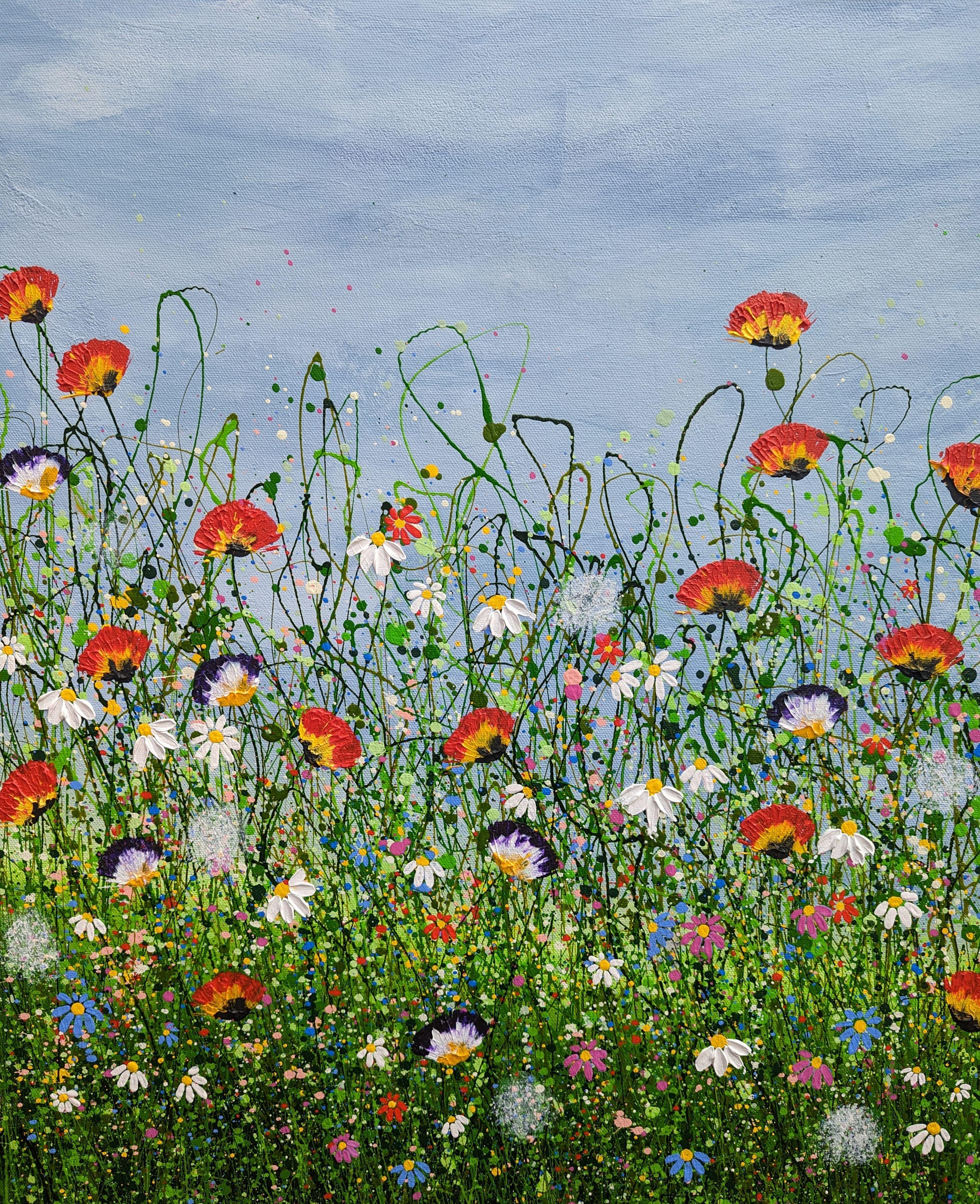 Where Wild Meadows Whisper #3, Gemälde, Acryl auf Leinwand (Impressionismus), Painting, von Lucy  Moore
